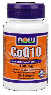 CoQ10 100 mg (50 Softgels) NOW Foods